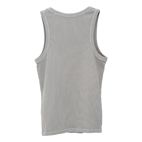 Hello Sunflower Rib Tank Top Grey 2049 5714982105909 Back Degli Uberti